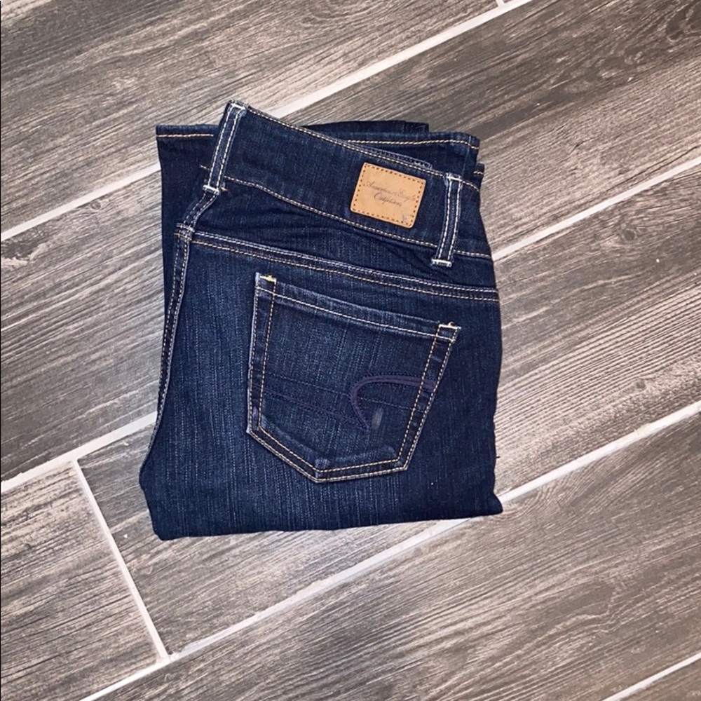 American Eagle Size 0 Boot Cut Dark Wash Jeans
